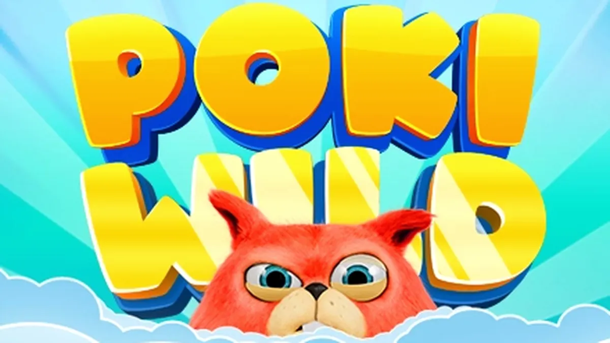 Tampilan visual permainan slot Poki Wild dengan desain yang ceria
