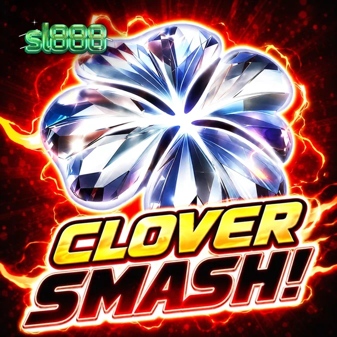 Tampilan antarmuka slot Clover Smash di perangkat seluler